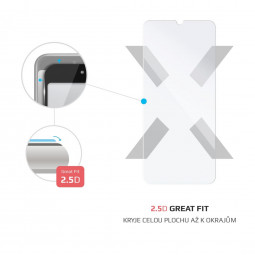 FIXED Tempered glass screen protector for Samsung Galaxy A02s, clear