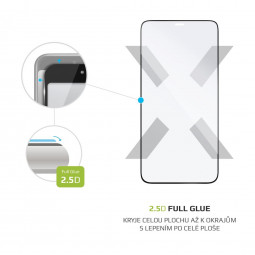FIXED Tempered glass screen protector Full-Cover for Apple iPhone 12 mini, full screen bonding, black