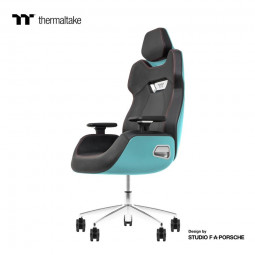 Thermaltake Argent E700 Real Leather Design by Studio F. A. Porsche Gaming Chair Turquoise