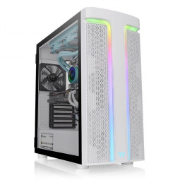 Thermaltake H590 TG Snow ARGB Tempered Glass White