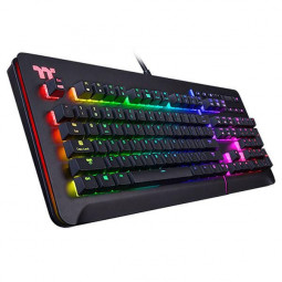 Thermaltake TT eSports Level 20 RGB Titanium Blue Switch Gaming Keyboard Black US