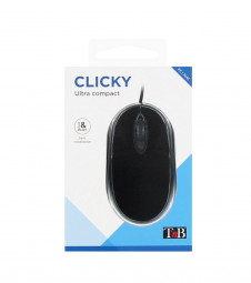 TnB Clicky Wired mouse Black