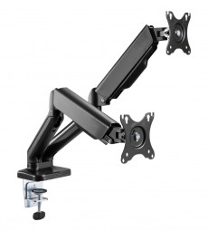 TnB Double Monitor Articulated Arm Black