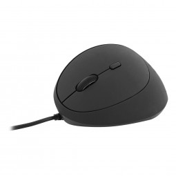TnB Ergonomic Vertical Wired mouse for Left-Handed Black