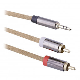 TnB Jack 3,5mm male/2 RCA male cable 3m Gold