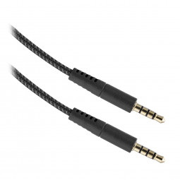 TnB Nylon jack  3.5mm/3.5mm cable 1,5m Black