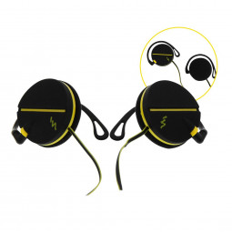 TnB Sport Clip Wired Headphone Black
