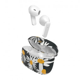 TnB TWS XCLUSIV'''' Daisy earphones in case White