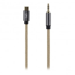 TnB USB-C/3,5mm Jack male/male cable 2m Beige