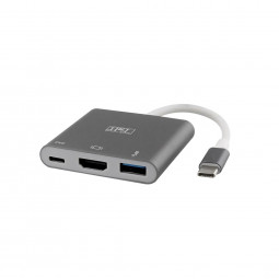 TnB USB-C to HDMI 3in1 Adapter Grey