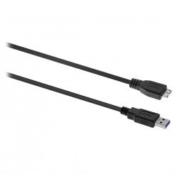 TnB USB male/USB Micro B male cable 1m Black