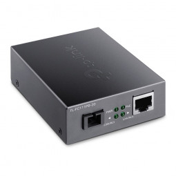 TP-Link TL-FC111PB-20 10/100 Mbps WDM Media Converter with 1-Port PoE