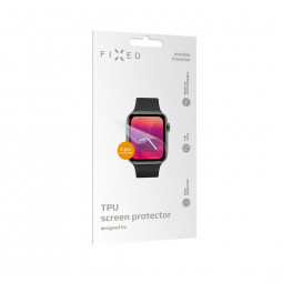 FIXED TPU screen protector Invisible Protector for Apple Watch 40mm/Watch 38mm, 2pcs in package, clear
