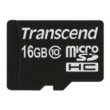 Transcend 16GB microSDHC Card Class 10