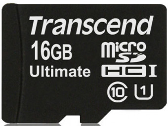 Transcend 16GB microSDHC Class10 UHS-1 MLC 600X adapter nélkül