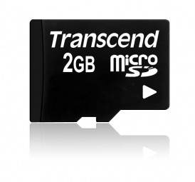 Transcend 2GB microSD adapter nélkül