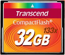 Transcend 32GB Compact Flash (133X)