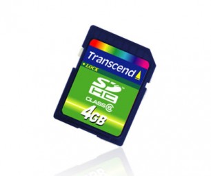 Transcend 4GB SDHC Card Class 4