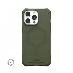UAG Essential Armor case for MagSafe iPhone 15 Pro Max Olive Drab