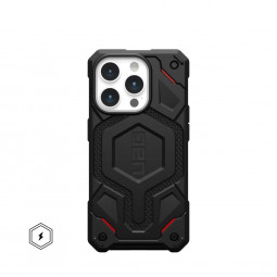 UAG Monarach Pro Kevlar case for Magsafe iPhone 15 Pro Kevlar Black
