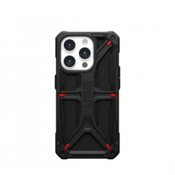 UAG Monarch case for iPhone 15 Pro Kevlar Black