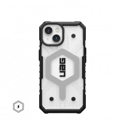 UAG Pathfinder case for MagSafe iPhone 15 Ice