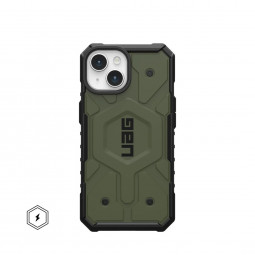 UAG Pathfinder case for MagSafe iPhone 15 Olive Drab