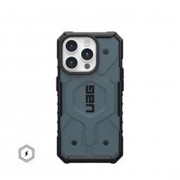 UAG Pathfinder case for MagSafe iPhone 15 Pro Cloud Blue