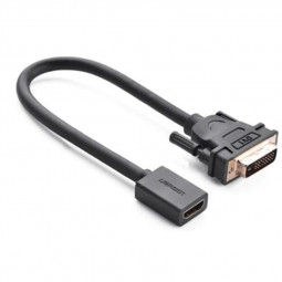 UGREEN 20118 DVI-HDMI adapter cable 0,15m Black