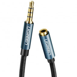 UGREEN 3,5mm jack male/famale cable 1m Black