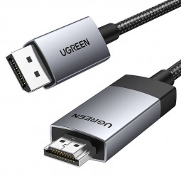 UGREEN DisplayPort HDMI Cable 1m Black