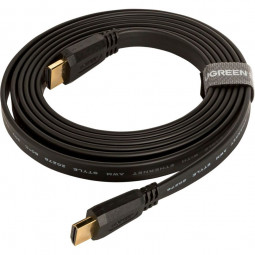 UGREEN HDMI Male To Male Flat Cable 2m Black