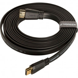 UGREEN HDMI Male To Male Flat Cable 3m Black