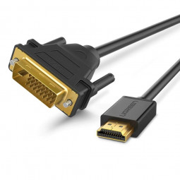UGREEN HDMI To DVI 24+1 Cable 1m Black