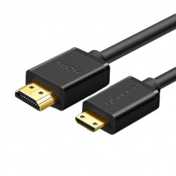 UGREEN HDMI to mini HDMI male/male cable 1,5m Black