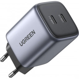 UGREEN Nexode 45W Dual USB-C PD Charger (25W+20W) Grey