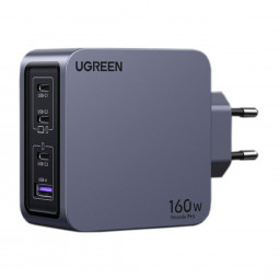 UGREEN Nexode Pro 160W GaN Charger with USB-C Cable Black