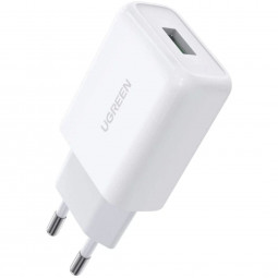 UGREEN USB-A QC 3.0 18W Wall Charger-EU White