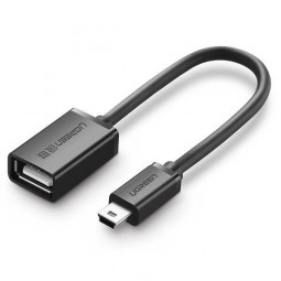 UGREEN USB-A to mini USB male/famale cable Black