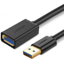 UGREEN USB-A to USB-A male/famale cable 0,5m Black