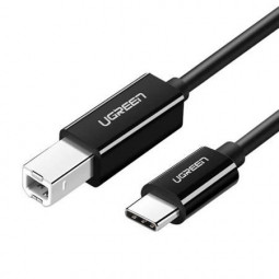 UGREEN USB-C to USB-B male/male cable 1m Black