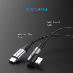 UGREEN USB-C to USB-C male/male cable 1m Black