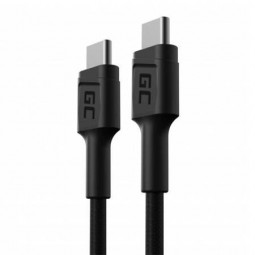 Green Cell USB-C USB-C Cable 0,3m Black