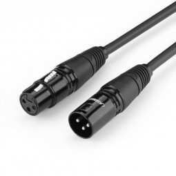 UGREEN XLR male/famale cable 2m Black