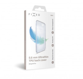 FIXED Ultrathin TPU gel case Skin for Apple iPhone 12 mini, 0.6 mm, clear