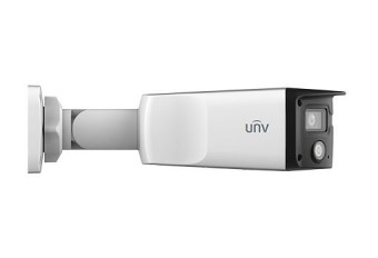 Uniview Prime-III 4MP (3840x1080) 160°-os széles látószögő ColorHunter csőkamera, 2x4mm fix objektívvel, dual mikrofonnal és hangszóróval