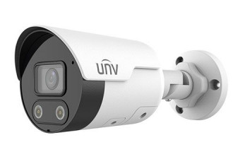 Uniview Easy 2MP ColorHunter csőkamera, 2.8mm fix objektívvel, mikrofonnal és hangszóróval
