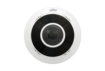 Uniview Prime-I 5MP halszem dómkamera, 1.4mm fix objektívvel, 2 mikrofonnal