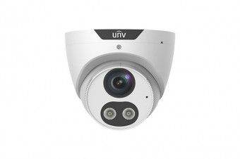 Uniview Prime-I 8MP Tri-Guard turret dómkamera, 4mm fix objektívvel, mikrofonnal