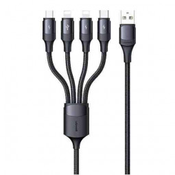 Usams SJ516USB01 4in1 Charging Cable 1,2m Black